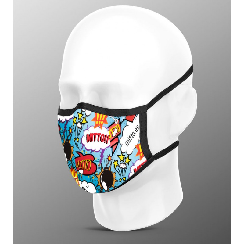 Mascarilla higiénica pro comic