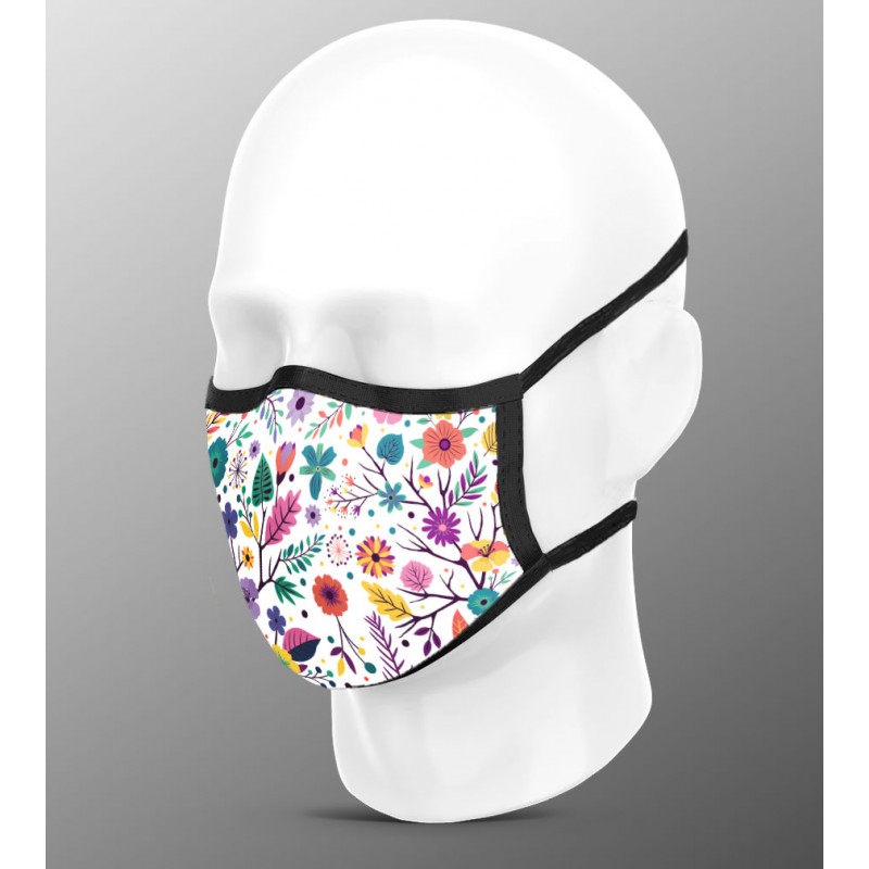 Mascarilla higiénica pro flores