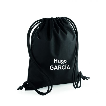 mochila de cuerdas personalizable negro