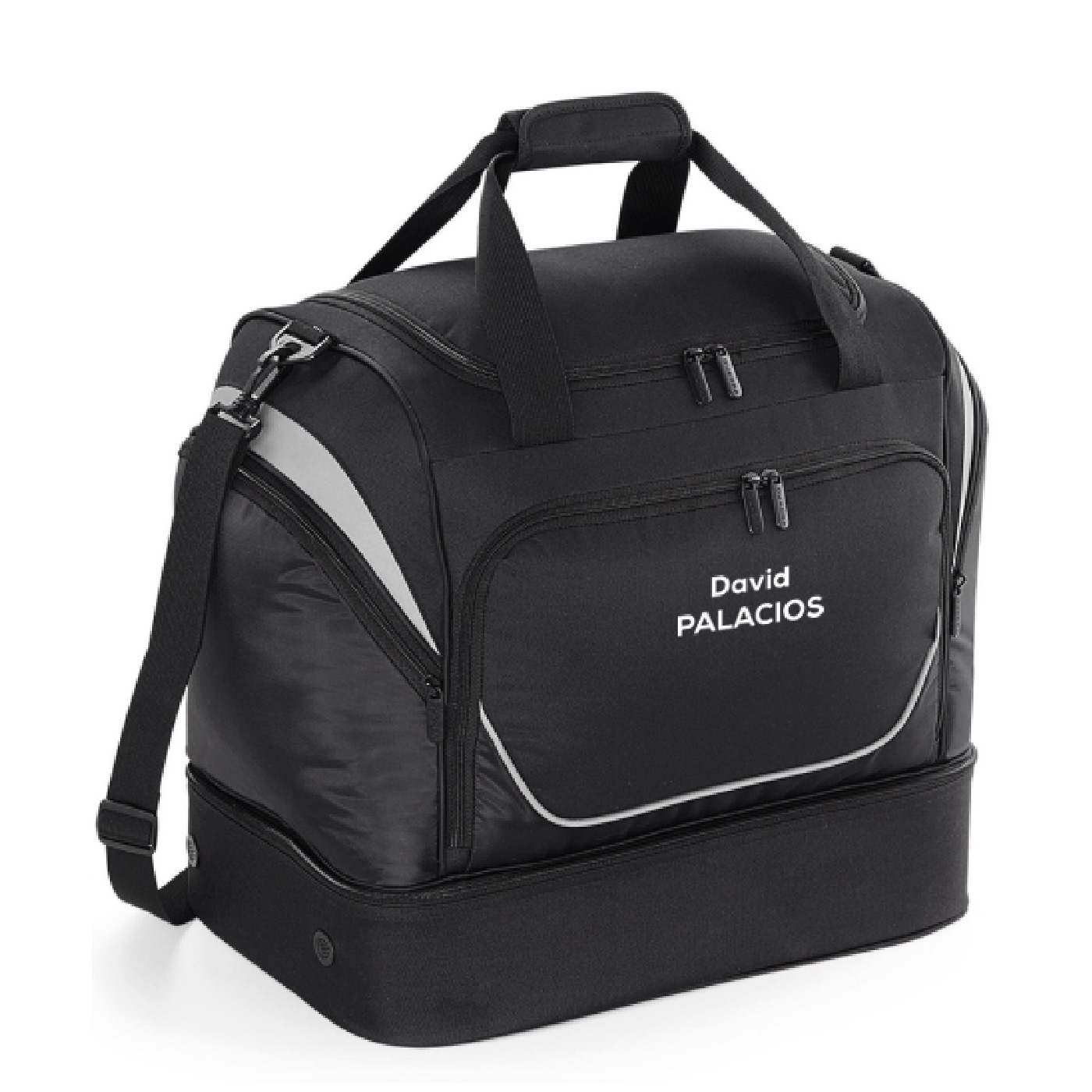Bolsa de viaje personalizable Negro