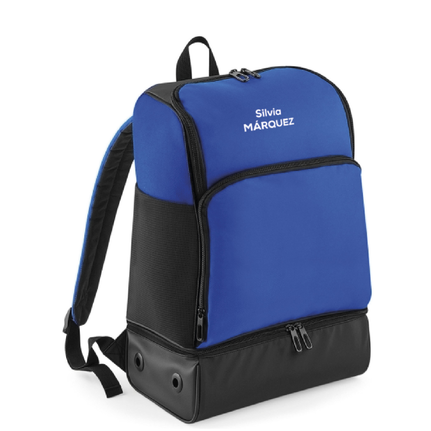 mochila corredor azul